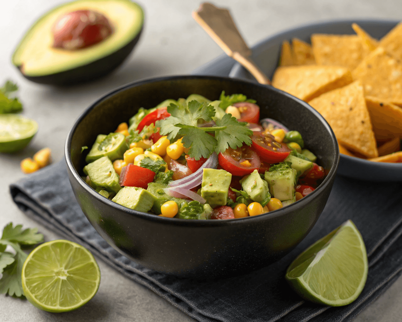 Avocado Salad With Cilantro Lime Dressing