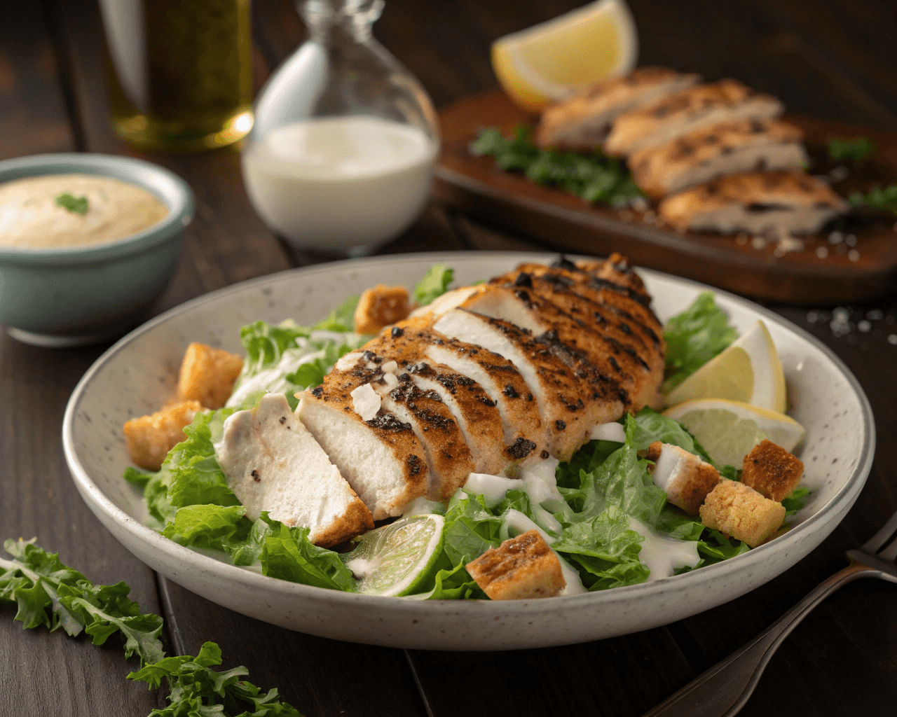 Grilled Chicken Caesar Salad