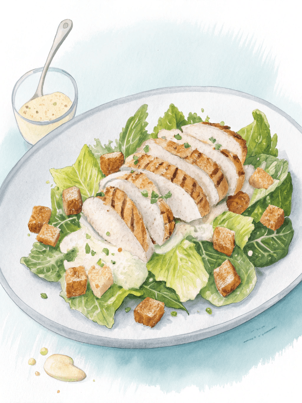 Grilled Chicken Caesar Salad