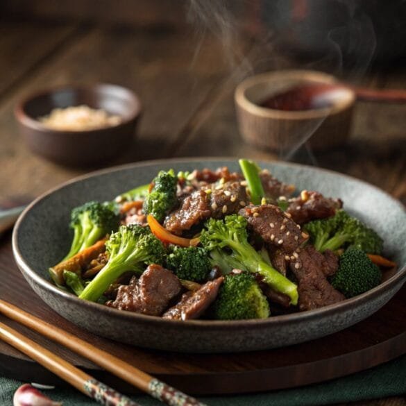 beef-stir-fry-with-broccoli-recipe–tender-strips- Beef Stir-fry with Broccoli