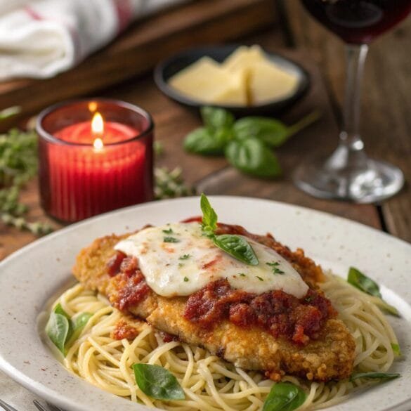 Chicken Parmesan with Pasta