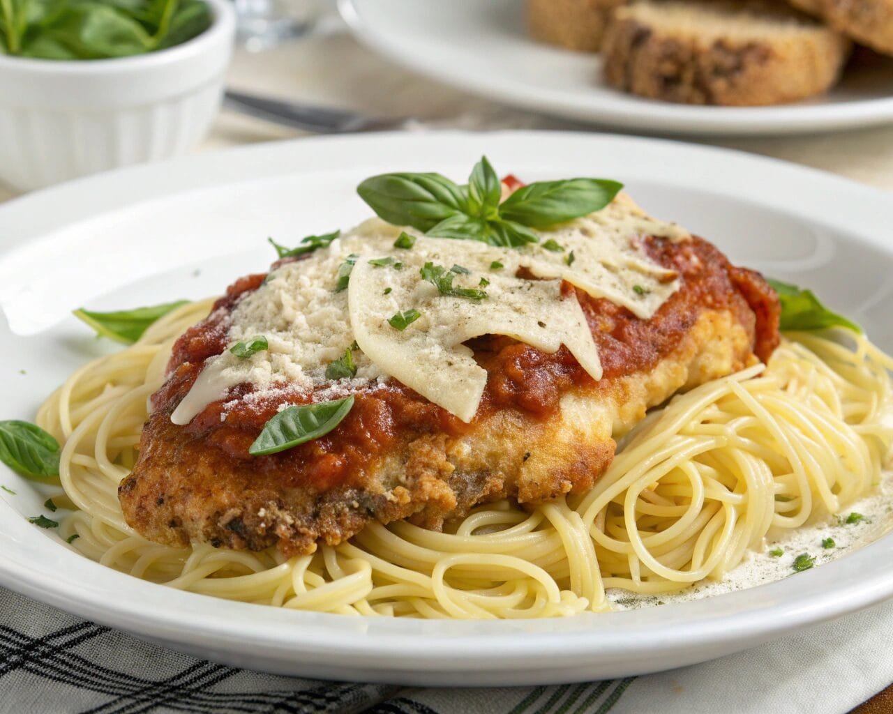 Chicken Parmesan with Pasta