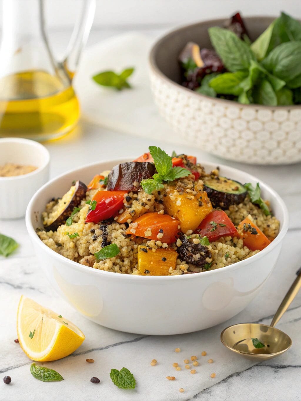 Quinoa Salad with Roasted Vegetables